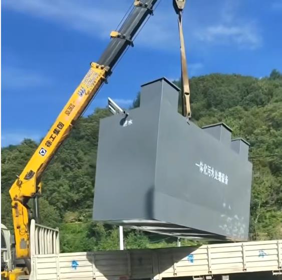 甘肃白杨环保案例污水处理设备安装案例